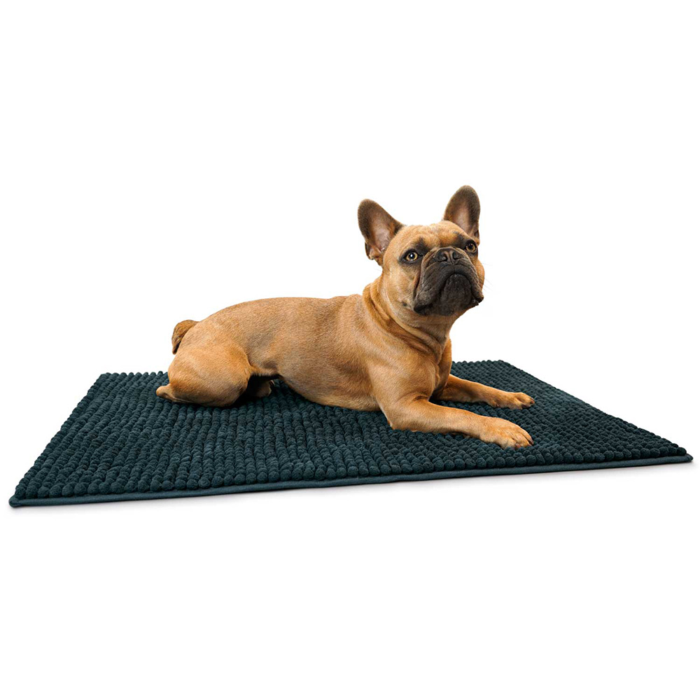 Hund, Hundevorleger, Tiermatte, universal, dunkelblau