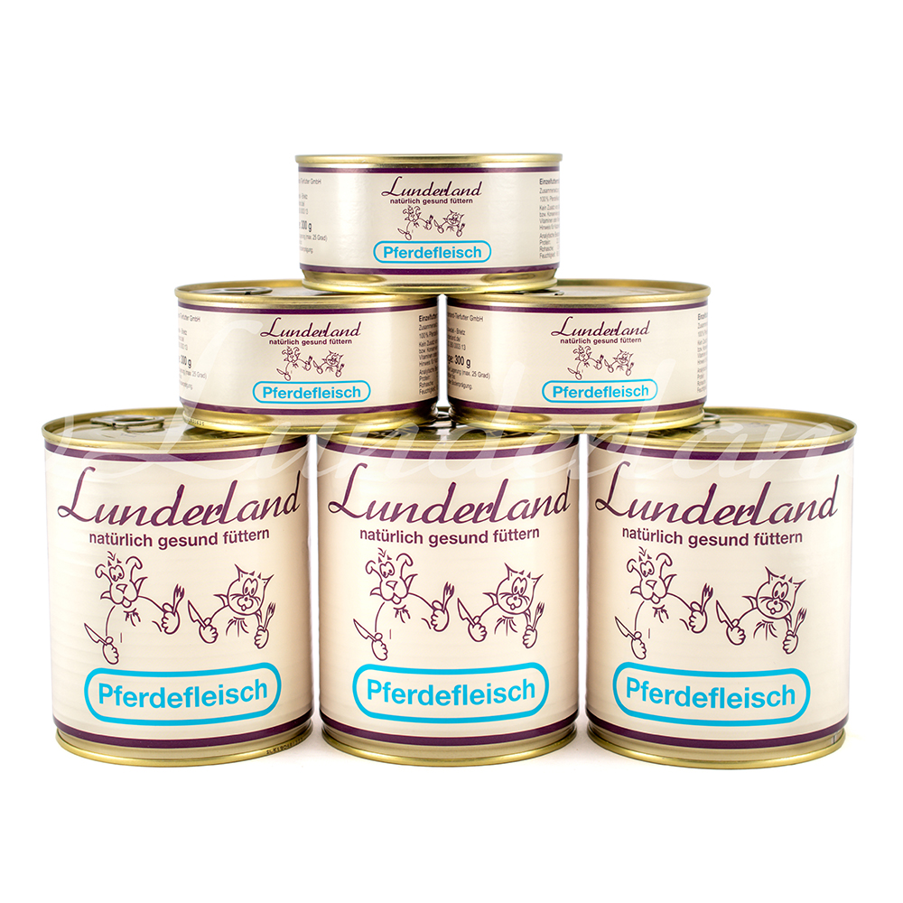 Pferdefleisch, Tierfutter, Dosenfutter, Hundeartikel, Tiernahrung