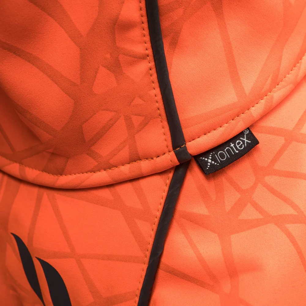 orange, Jacke, Geometrisch, Reißverschluss, ontex
