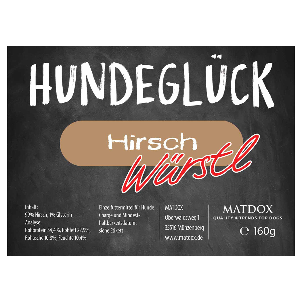 Hundegesundheit, Hirsch, Wurst, Hunde-Leckerli, Ernährung