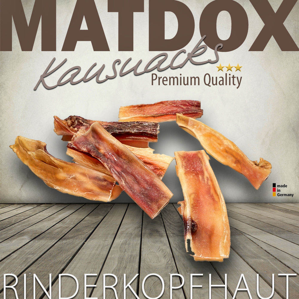 Matdox Rinderkopfhaut 1000g Beutel  - made in Germany -