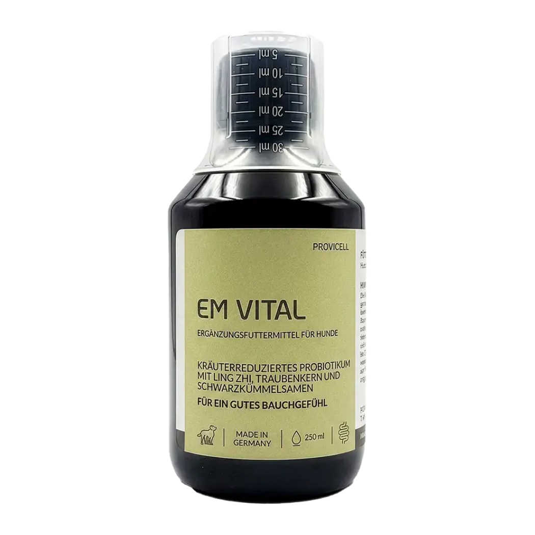 Ergänzungsfuttermittel, Probiotikum, Kräuterreduziertes, Für Hunde, 250 ml
