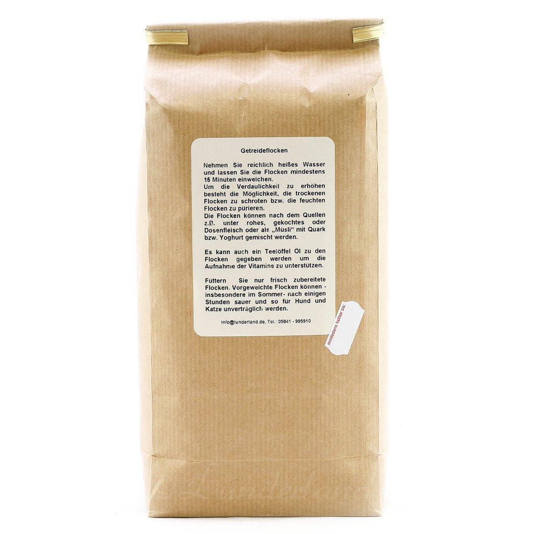 Mehl, Getreideflocken, Papiertüte, Braun, Kartonverpackung