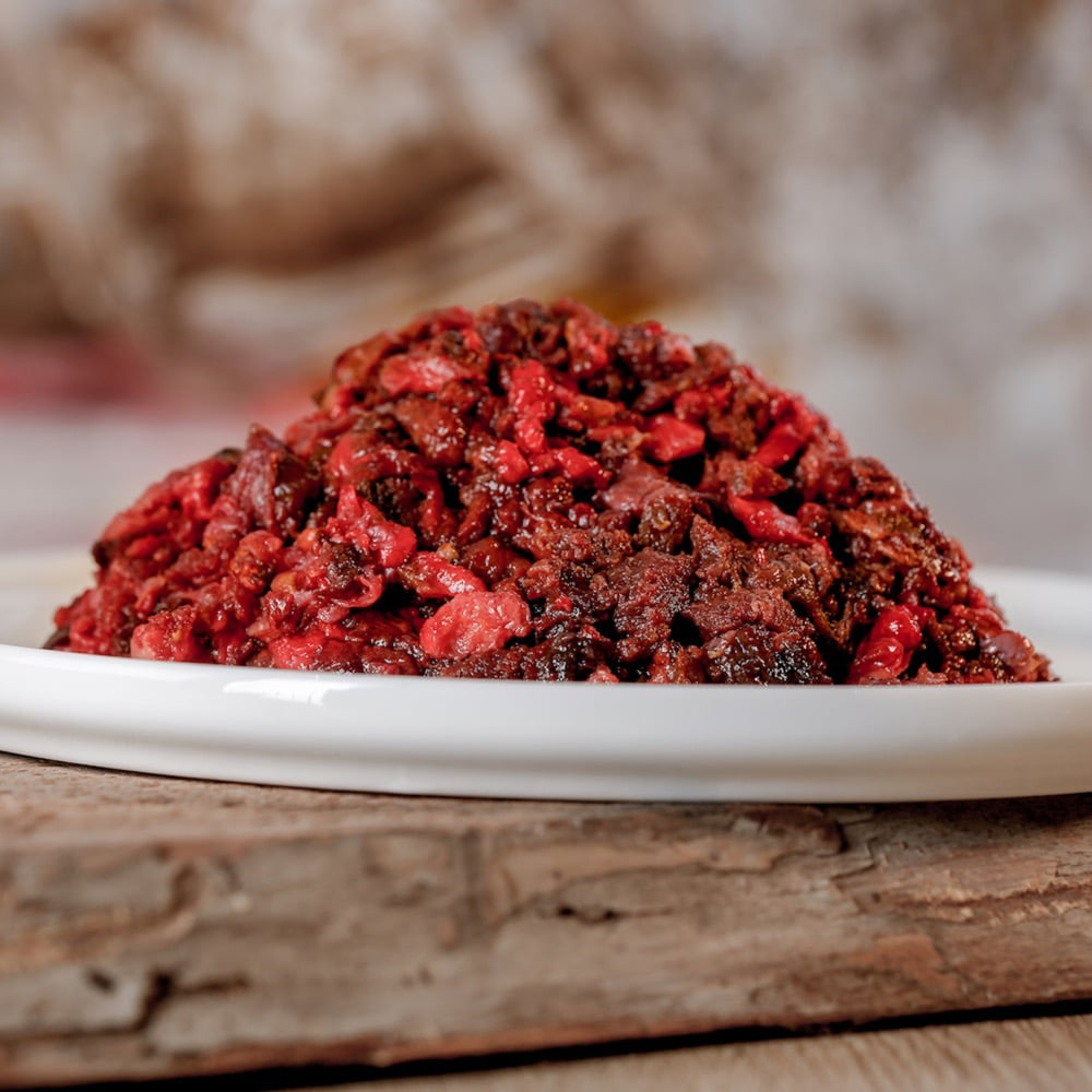 Rindfleisch, Hackfleisch, Fleischgericht, frisch, Plateau