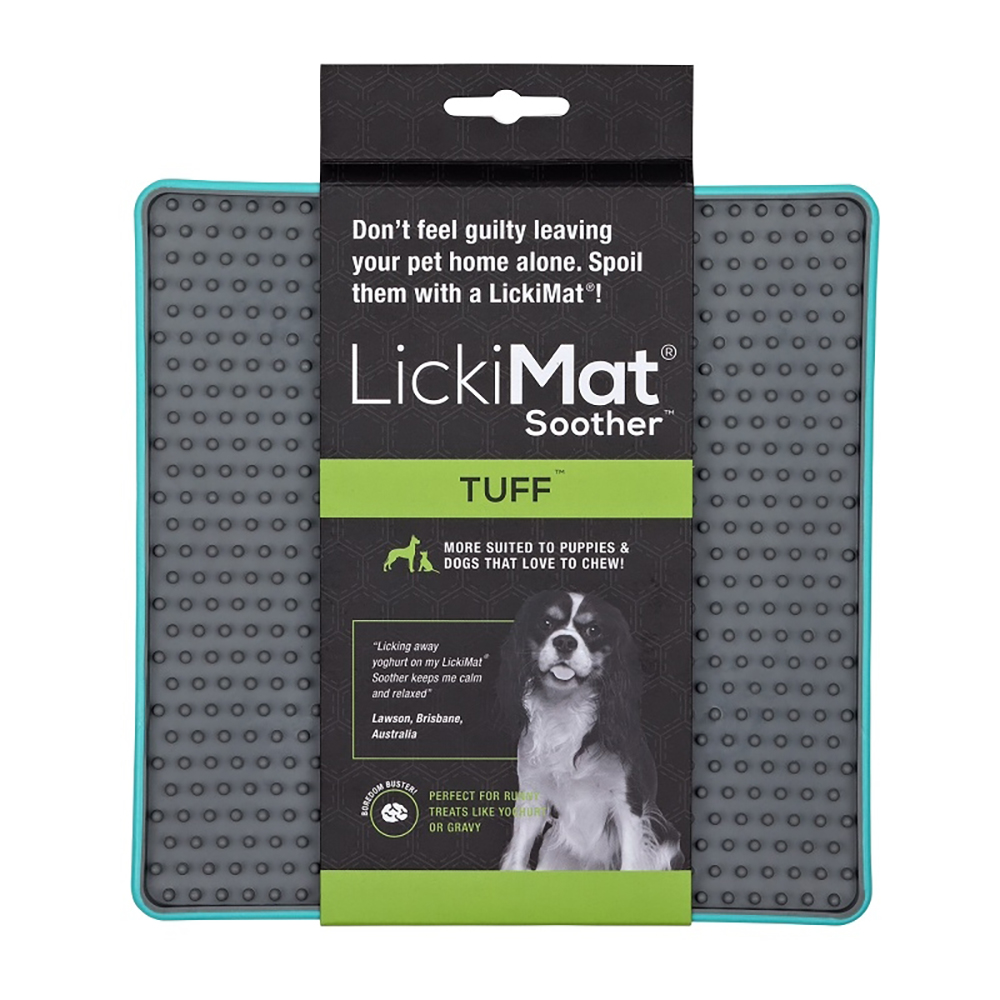 Hundeunterlage, Kauspielzeug, Gummiunterlage, Anti-Rutsch, LickiMat TUFF