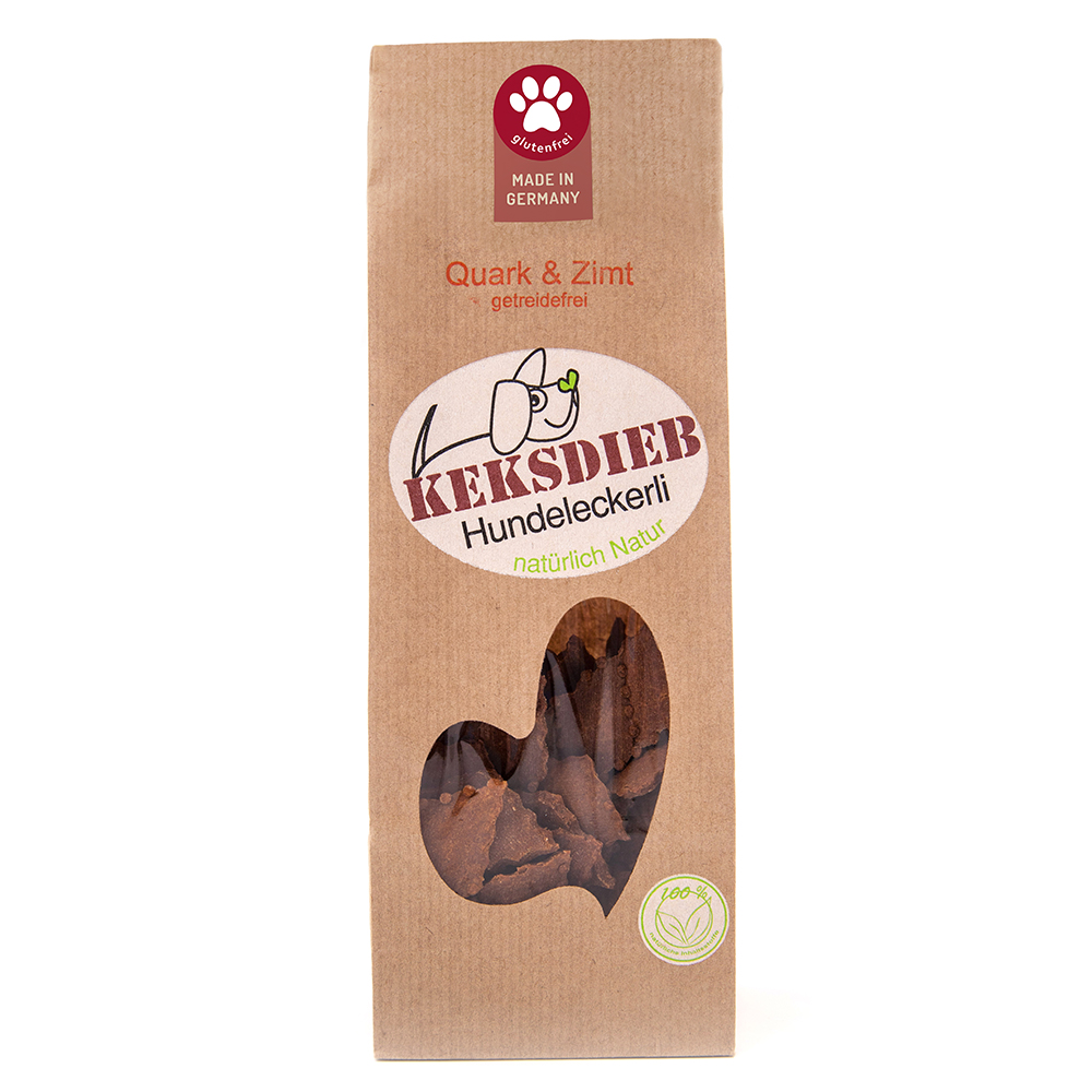 Quark & Zimt, getreidefrei, Hundeleckerlis, Keksdier, Naturbelassen
