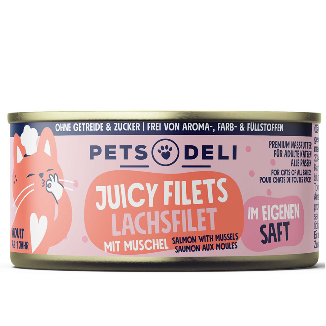 Katzenfutter, Fisch, Dosenfutter, Muschel, Saft