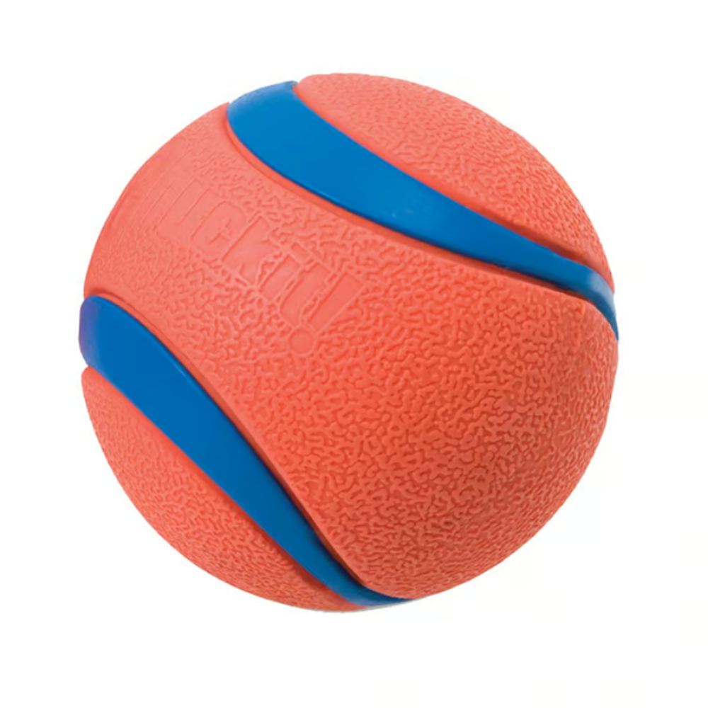 Basketball, Gummi, Orange, Blau Akzente, Strukturierte Oberfläche