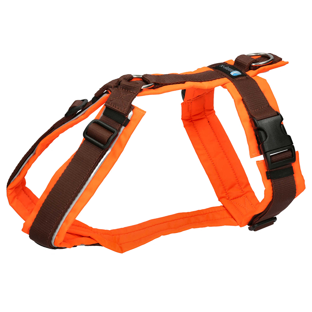 Gehalsband, Nachtzugsilua?, Gurtband?, Hunde-Geschirr, Neonorange, Sicherheit, Reflektiv, Brustgurt