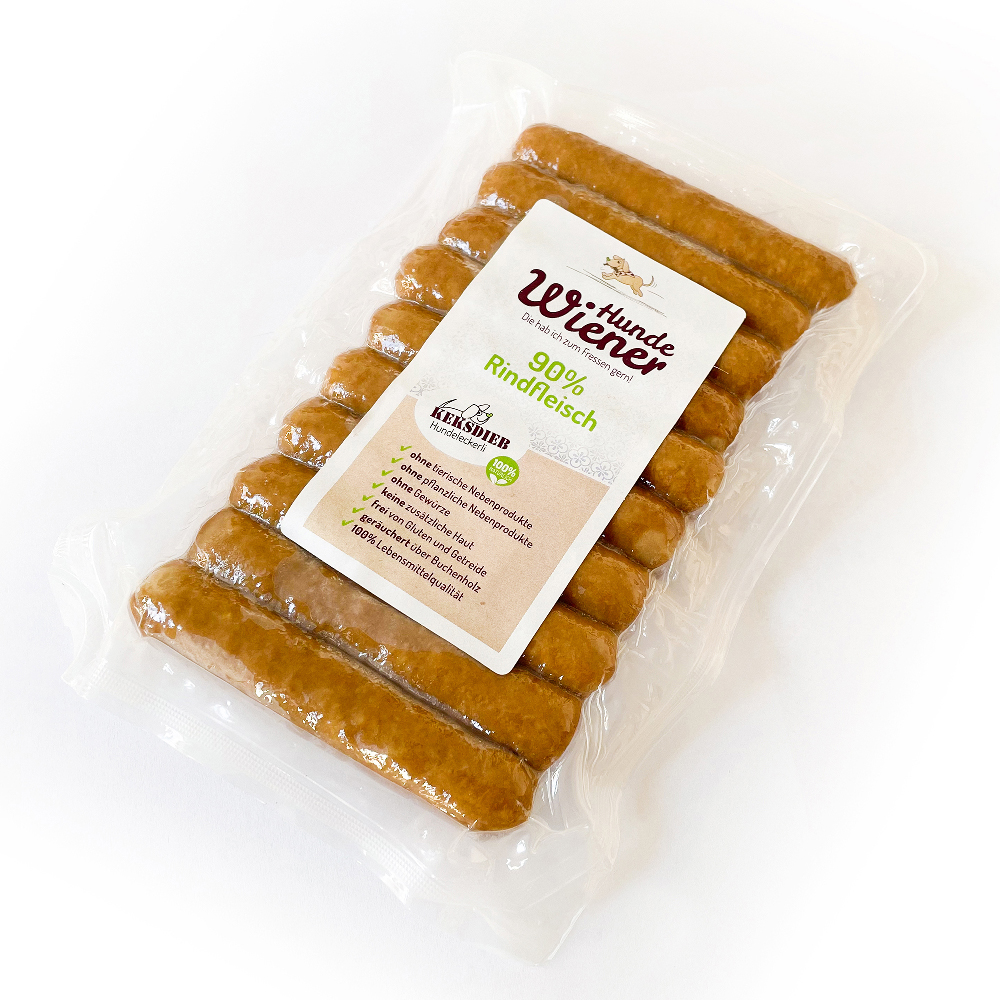 Keksdieb Hunde Wiener Rind 1x 10 Stück - 180g Essen