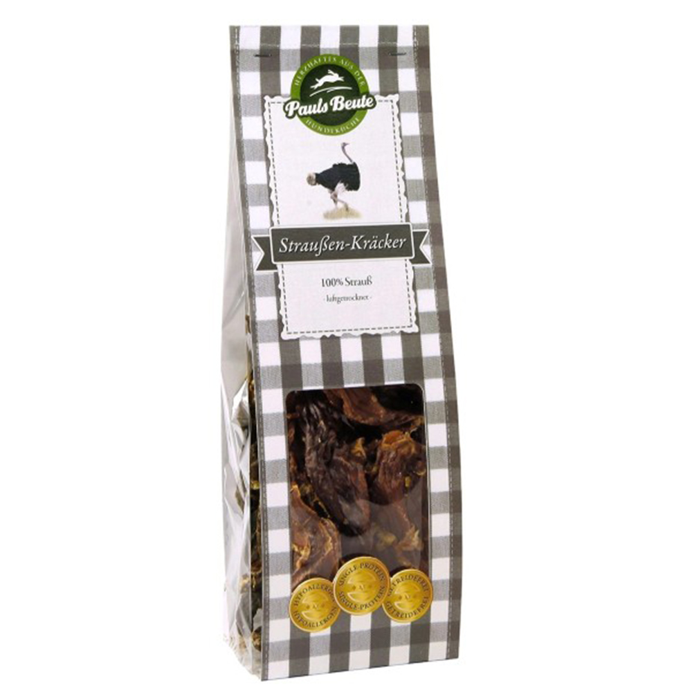 Strauß-Kracker, Dörrfrüchte?, Rösten?, 100% Strauss, Glasierte Früchte?