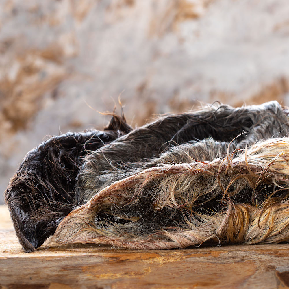 Wolle, Fell, Gewebe, mehrfarbig, Textil