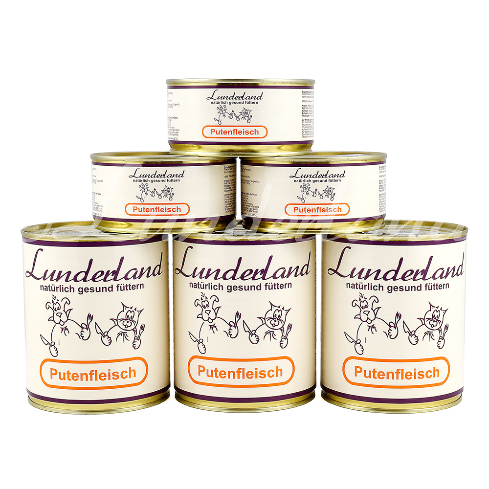 Lunderland Reinfleischdose Putenfleisch 800g