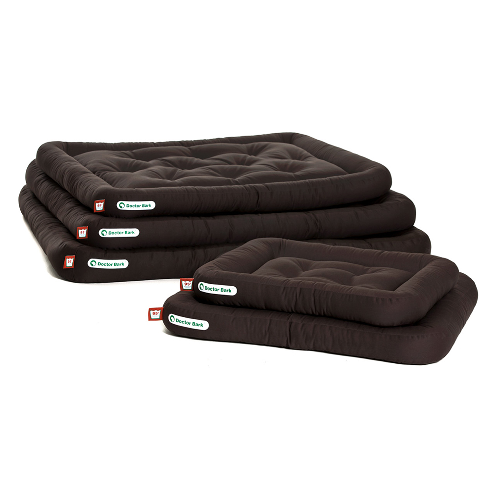 Hundebett, Kissenbett, Bedden, Gepolstertes Hundebett, Braun