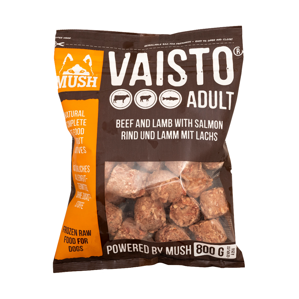 Hunde-Leckerli, Beef und Lamm, Rind Lachs, Frostenware, 800 g