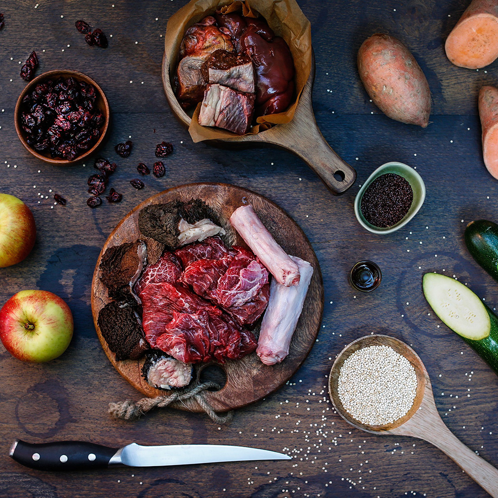 Apple, Löffel, Messer, Brot, Schwein