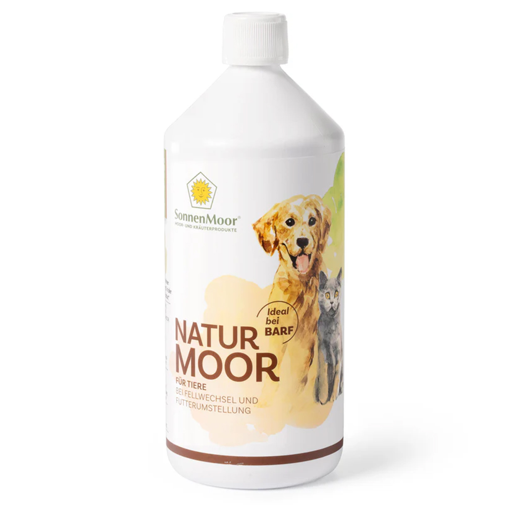 Tierfutter, Naturmoor, Fläschchen, Hund Katze, BARF-geeignet