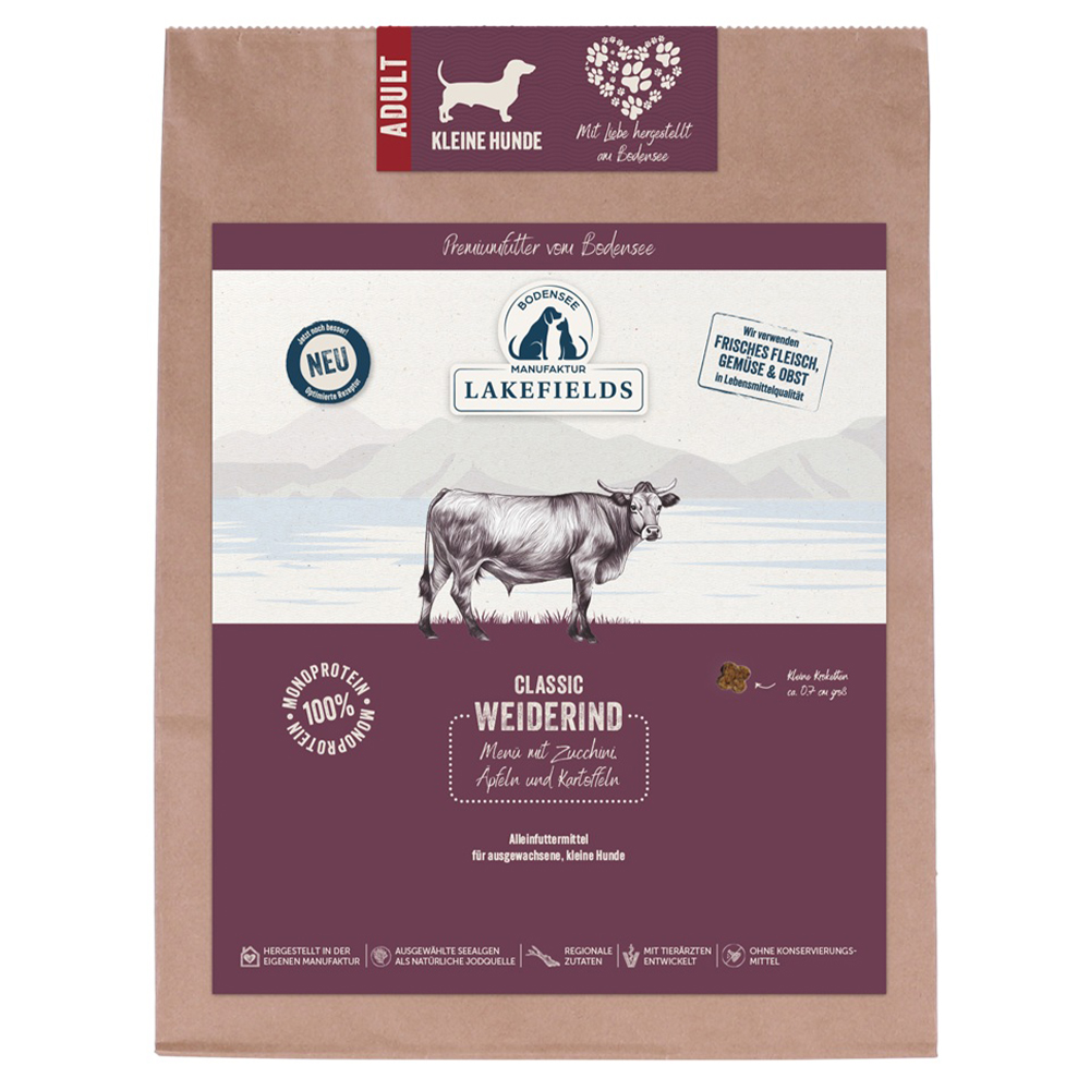 Ernährung, Hunde-Nahrung, Classic Weiderind, Monoprotein, Lakfields