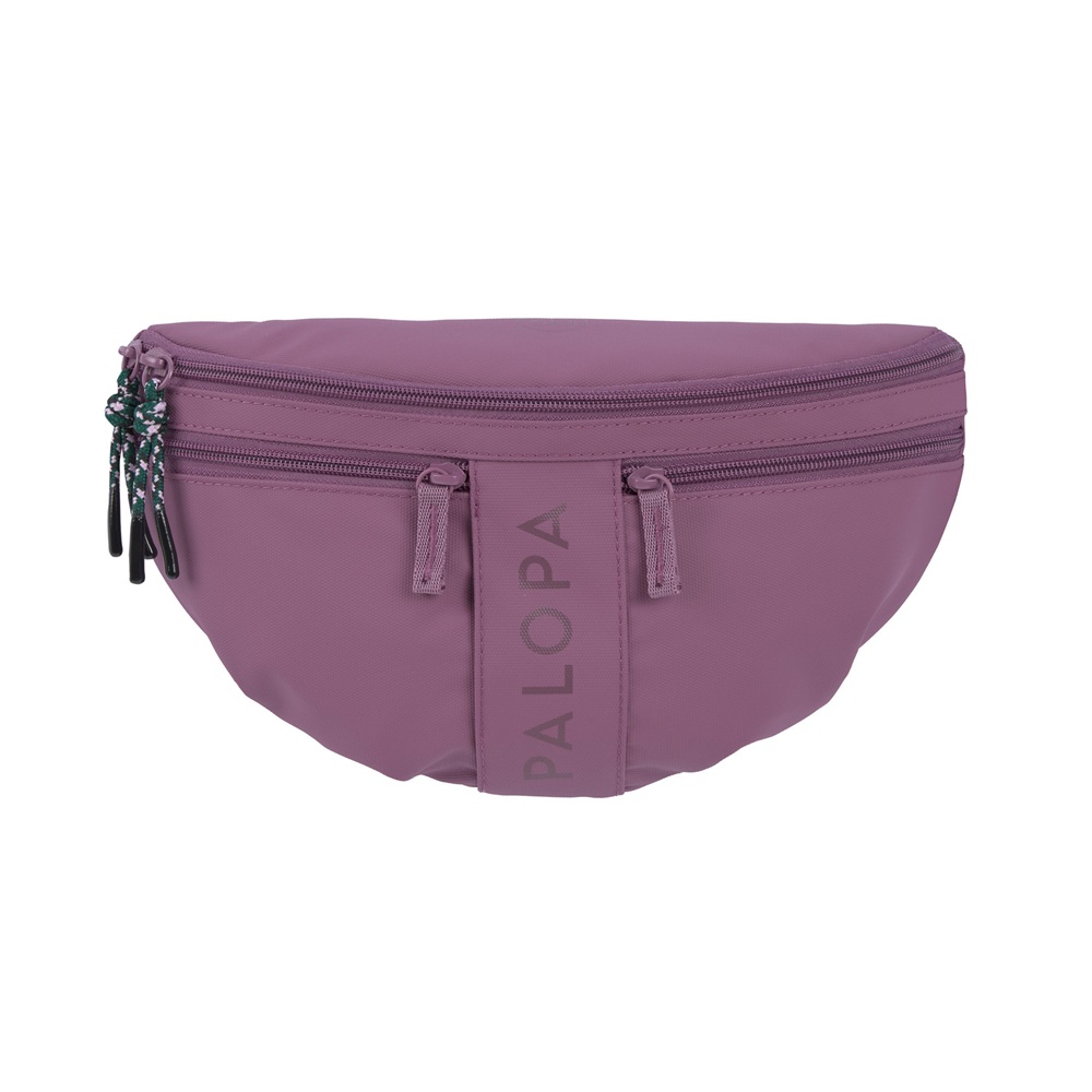 hip bag, fanny bag, waist bag, lila, reißverschlüsse