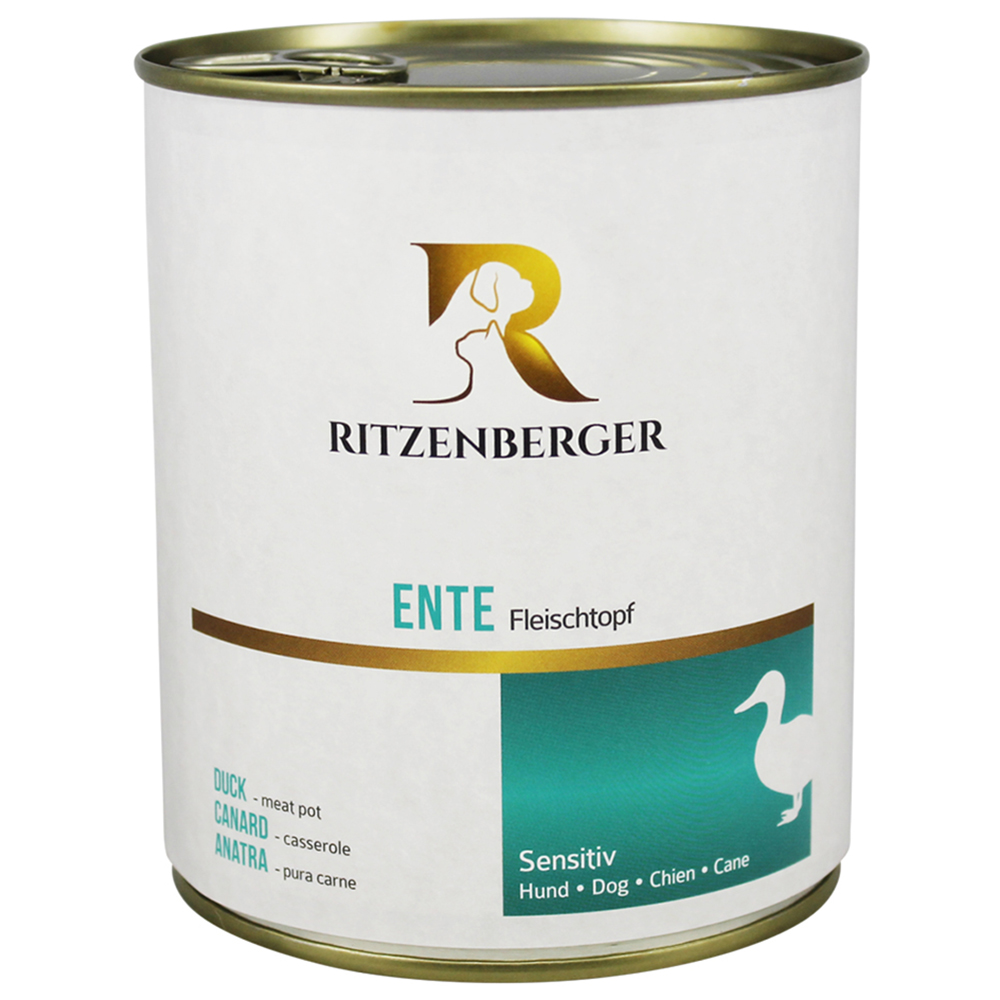 Dosenfutter, Hundefutter, Ente, Sensitiv, Casserole