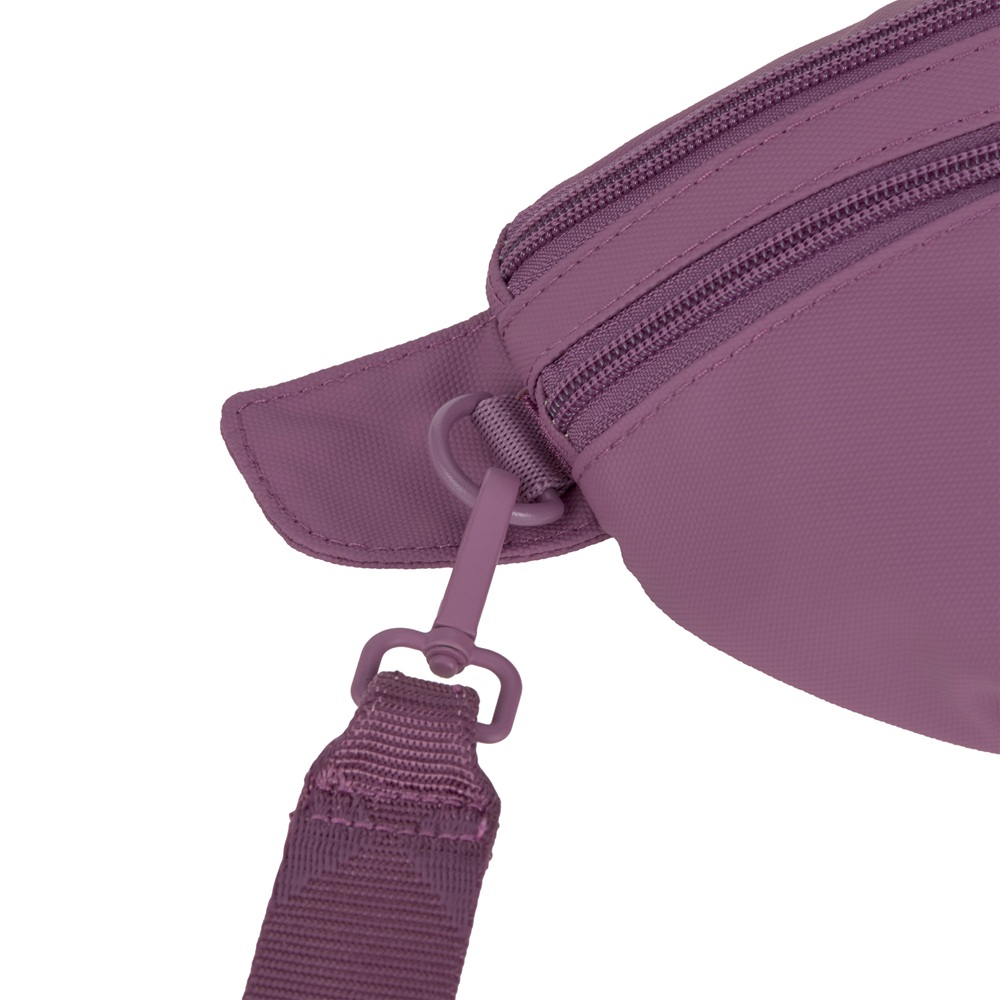 Umhängetasche, Gürteltasche, Reißverschluss, Polyester, lila