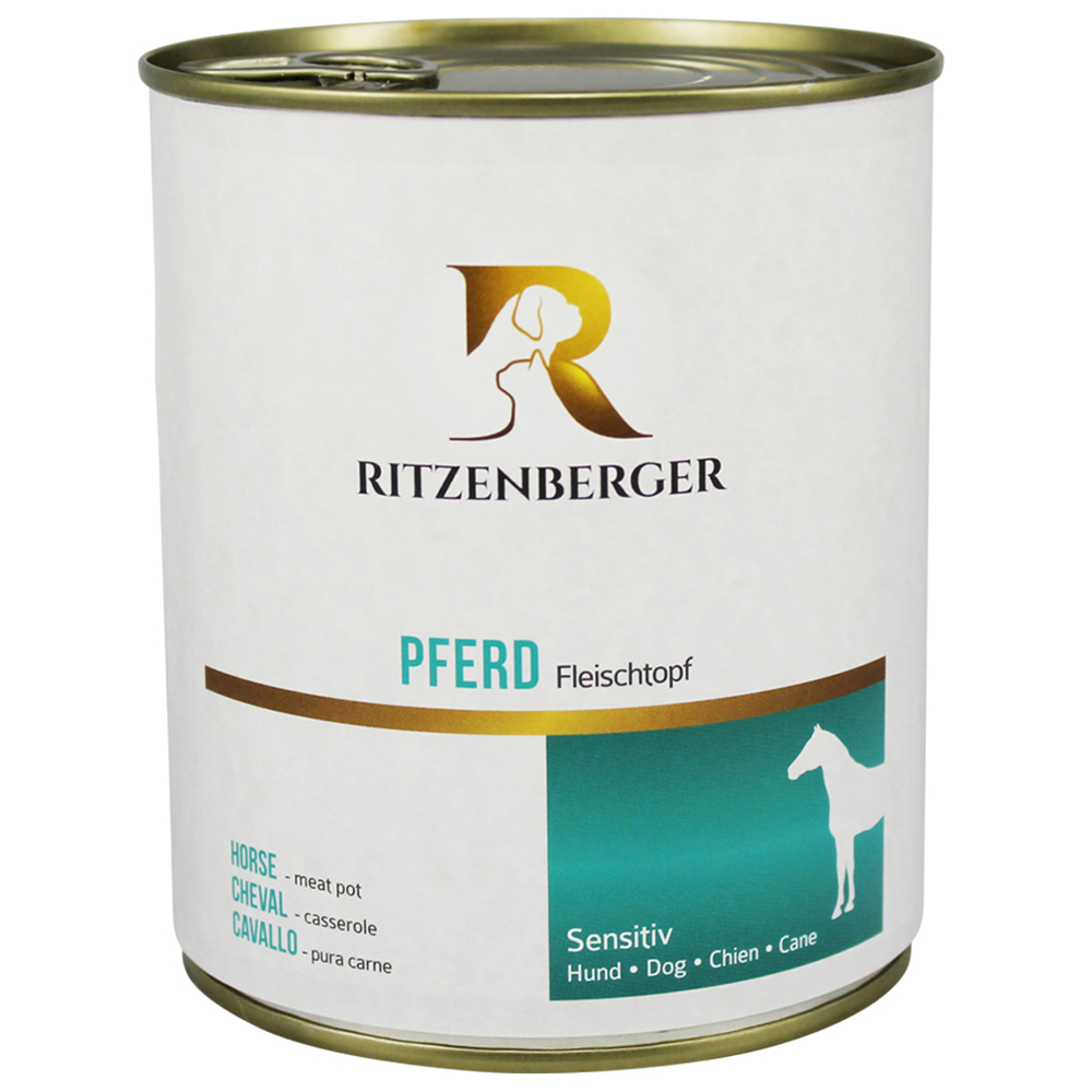 Ritzenberger Pferd Fleischtopf - Sensitiv - 800g Zinn, Kann, Aluminium, Konserven, Lebensmittel