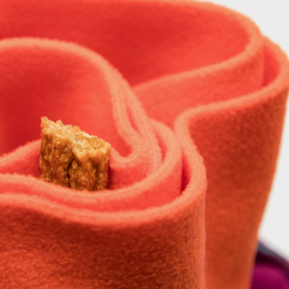 Fleece, Schal, Orange, Aufgerollt, Stoff