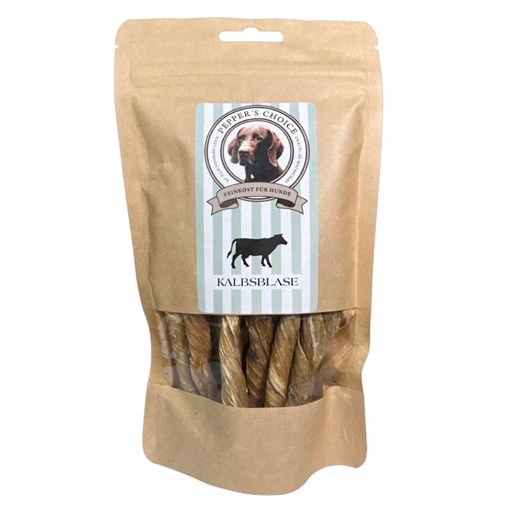 Peppers Choice Kalbsblase 100g Seil, Bär, Tierwelt, Hund, Haustier