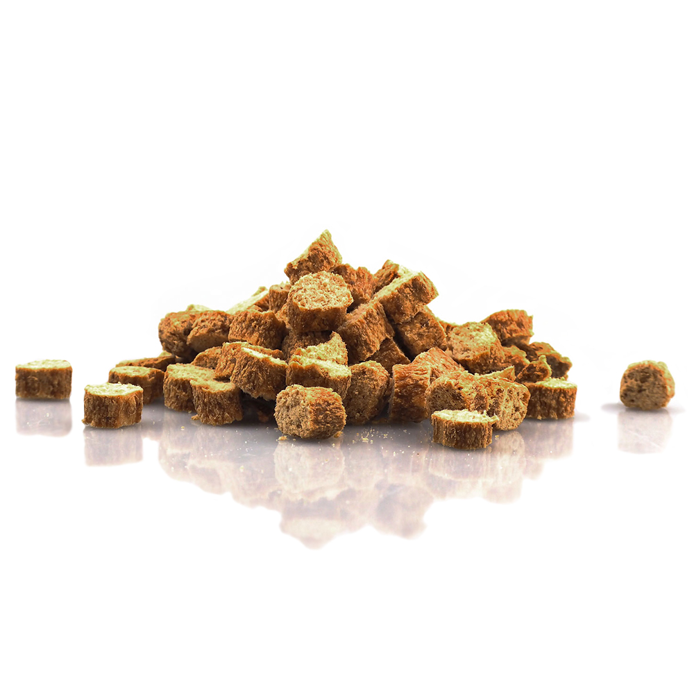 Croutons, Brotwürfel, Braun, Krümel, Snack