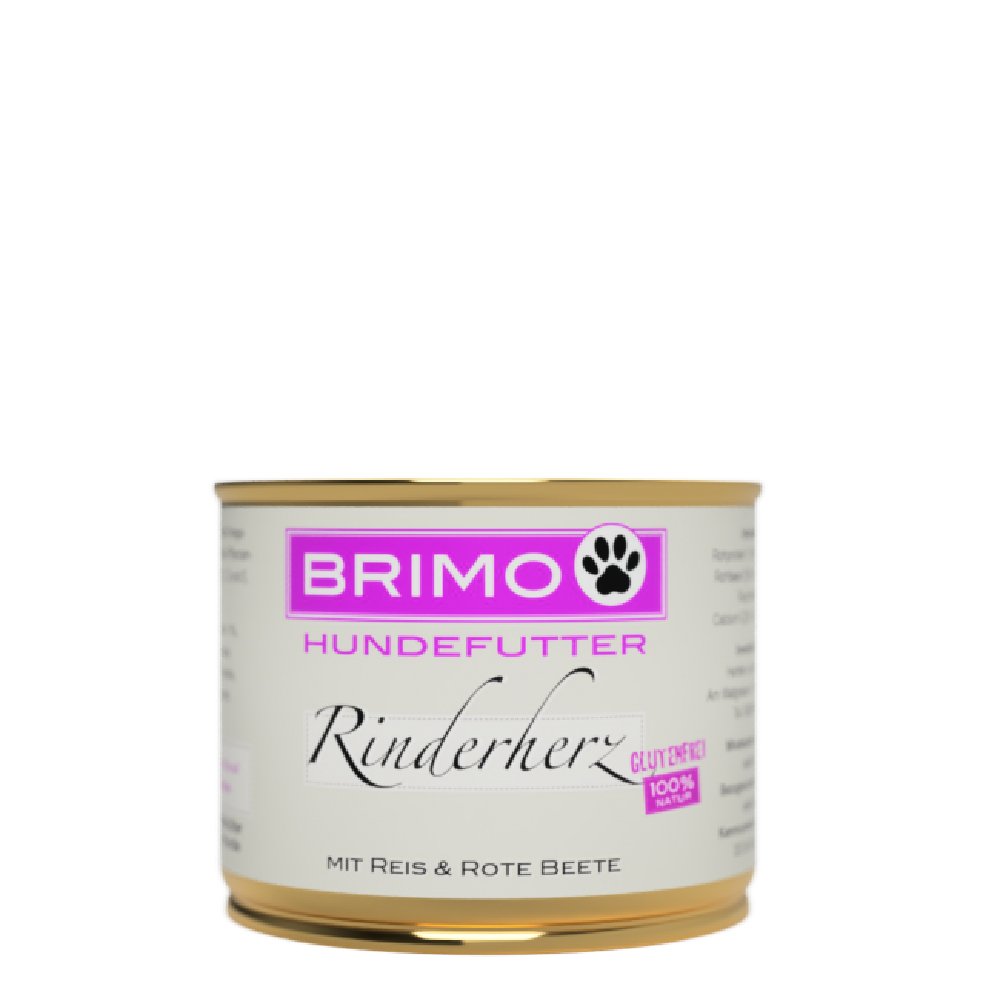 Hunde Nahrung, Rinderhack, Rindfleisch, Glutenfrei, Tiernahrung Konserve
