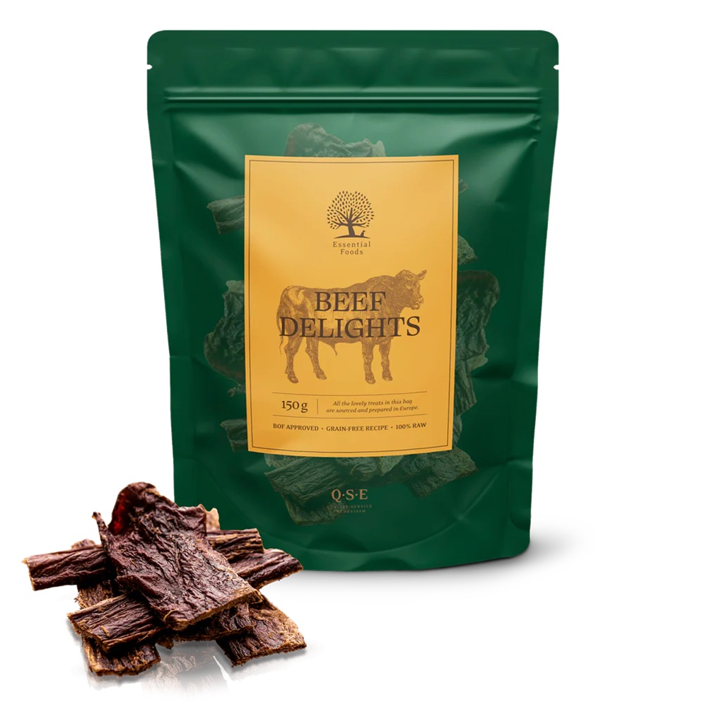 Essential Foods BEEF DELIGHTS 150g Postfach, Essen, Süßigkeiten