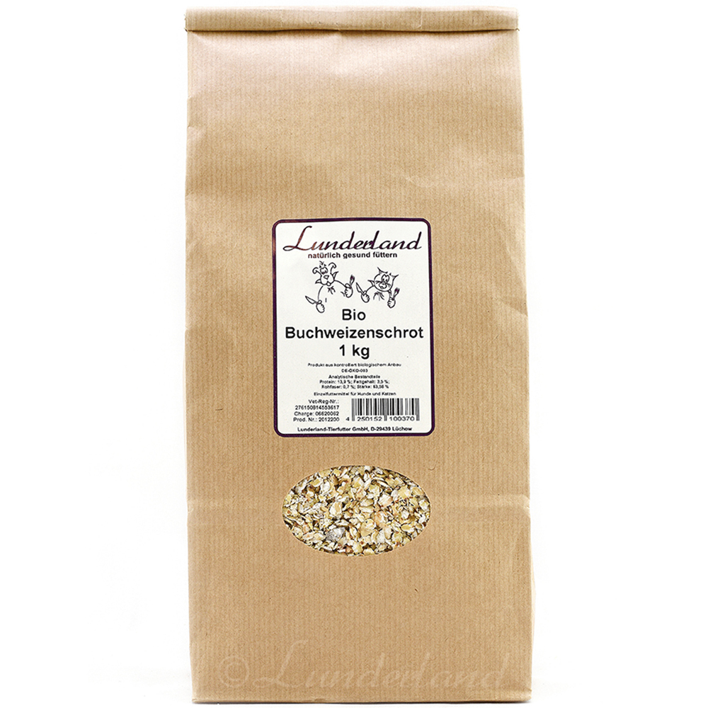 Lunderland Bio-Buchweizenschrot 1kg DE-ÖKO-001