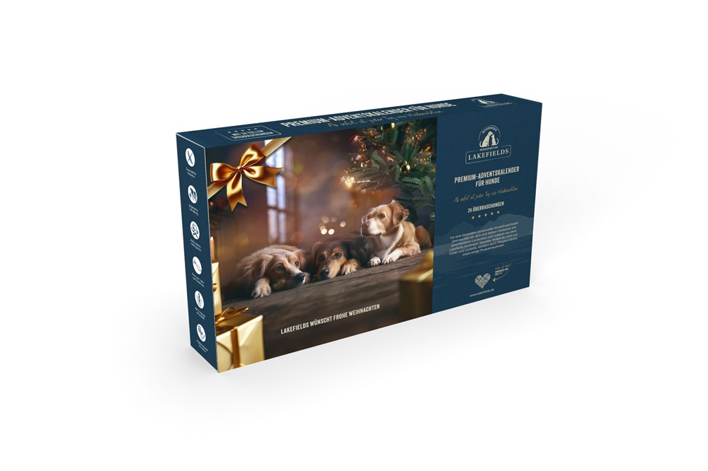 Lakefields XXL Premium Adventskalender für Hunde