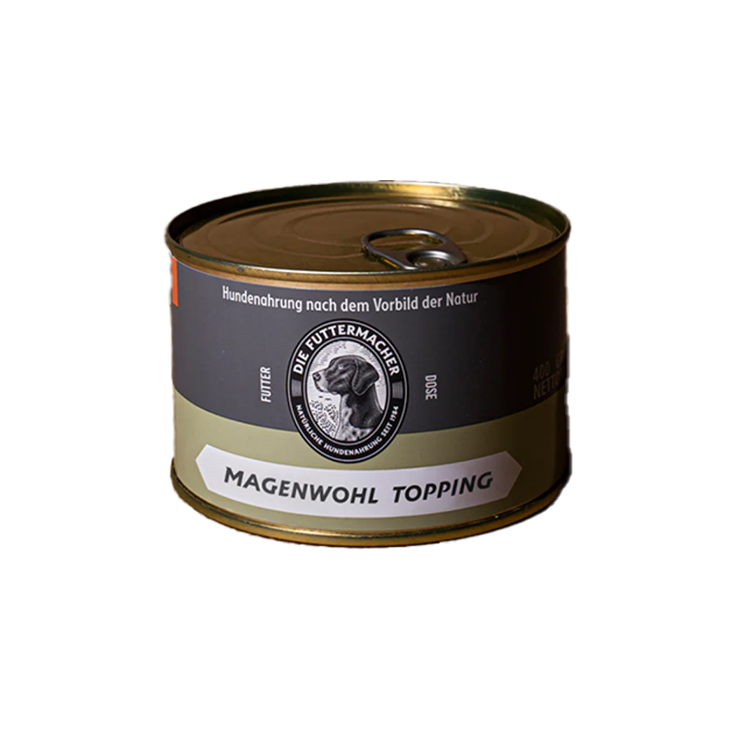 Magenwohl Topping, Hundernahrung, Dosenfutter, Ernährung, Naturprodukt