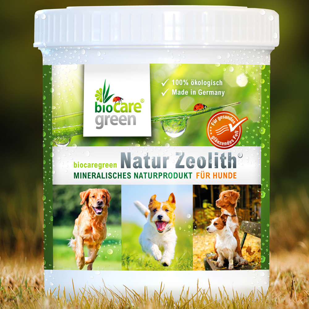 Hundepfoten, Mineralisches Naturprodukt, Für Hunde, BioCare Green, Zeolith