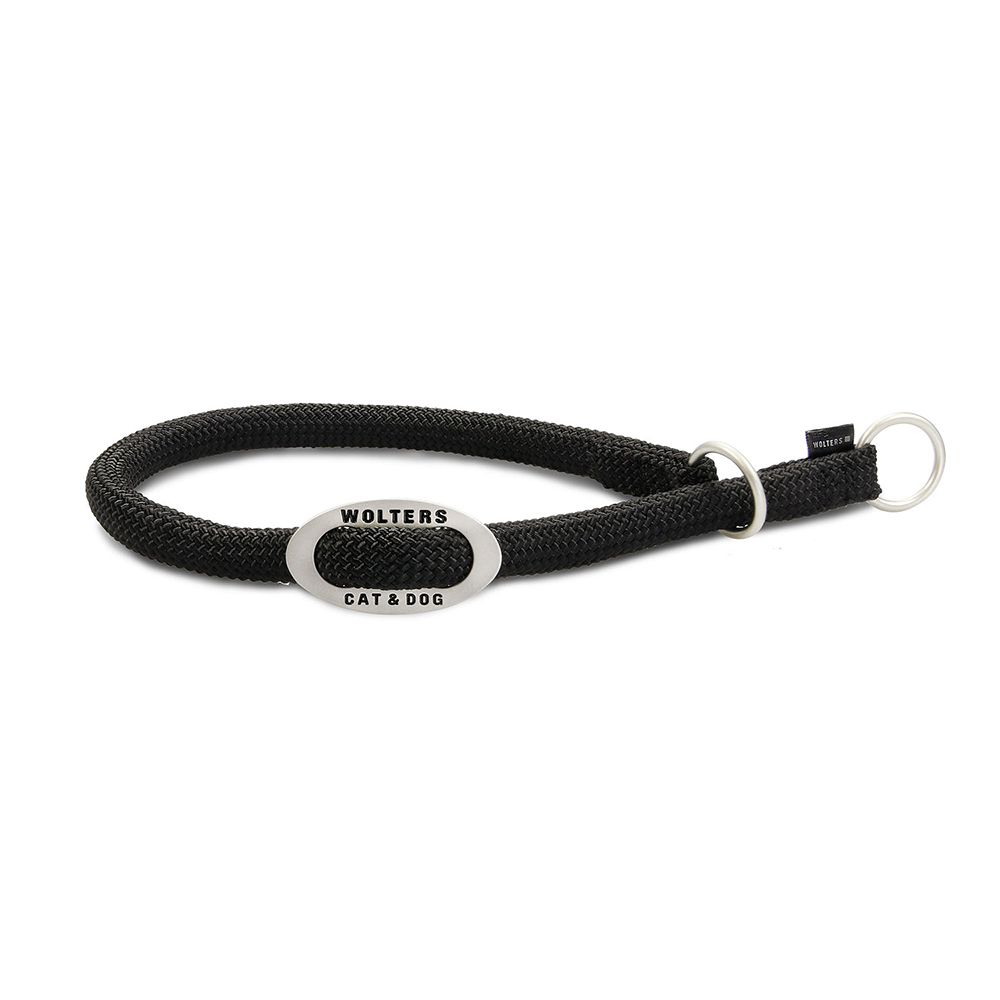 Halsband, Cat & Dog, Schwarz, Gurtband, Metallöse