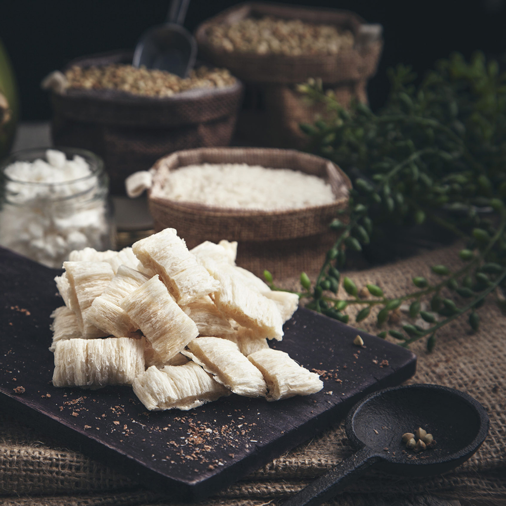 Pansenstücke, Kokosnuss, Kokosnussstücke, Körner, Backzubehör