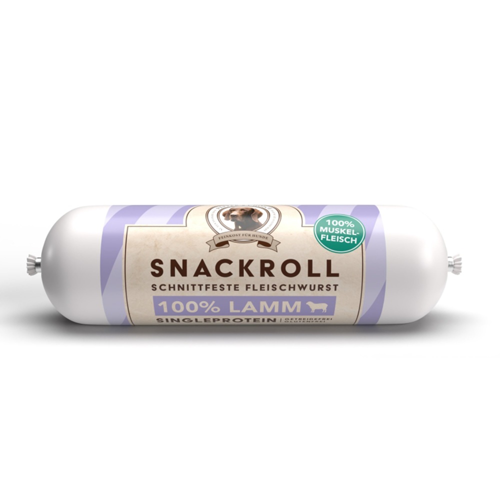 Wurst, Wurst, Snackroll, Lammpf?, 100% Lammfleisch