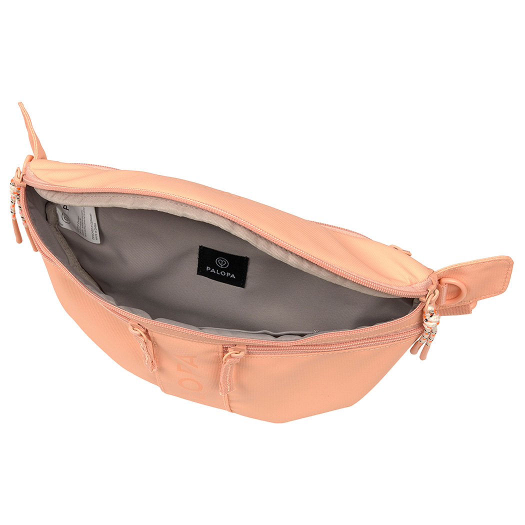 kosmetiktasche, tasche, peach, reissverschluss, innenfutter