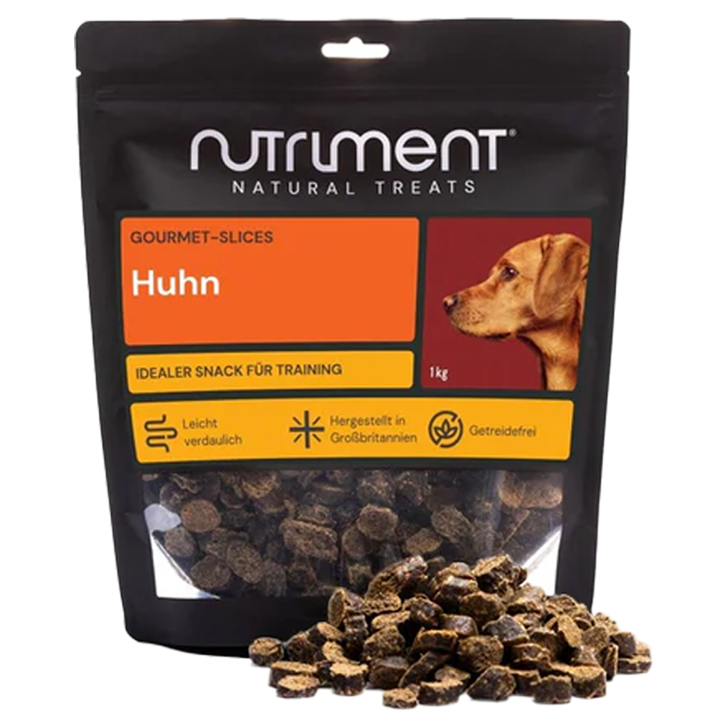 Huhn, Gourmet-Slices, Snack, Tierfutter, 1kg