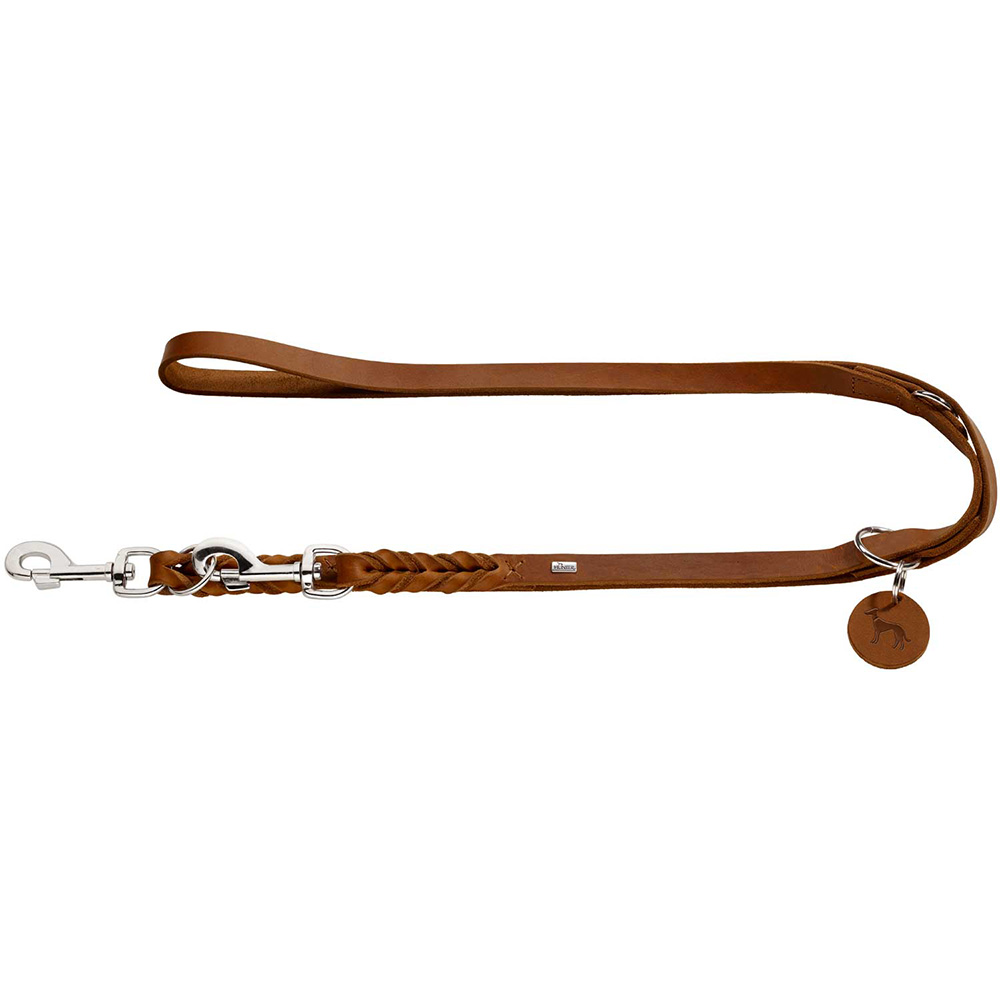 Gurt, Leder, Hundehalsband, Braun, geflecht