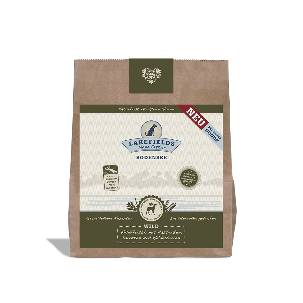 Lakefields Trockenfleisch Menü Wild mini 1,0kg