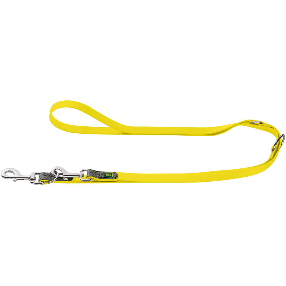 hundeleine, gelb, leine, leder, karabiner
