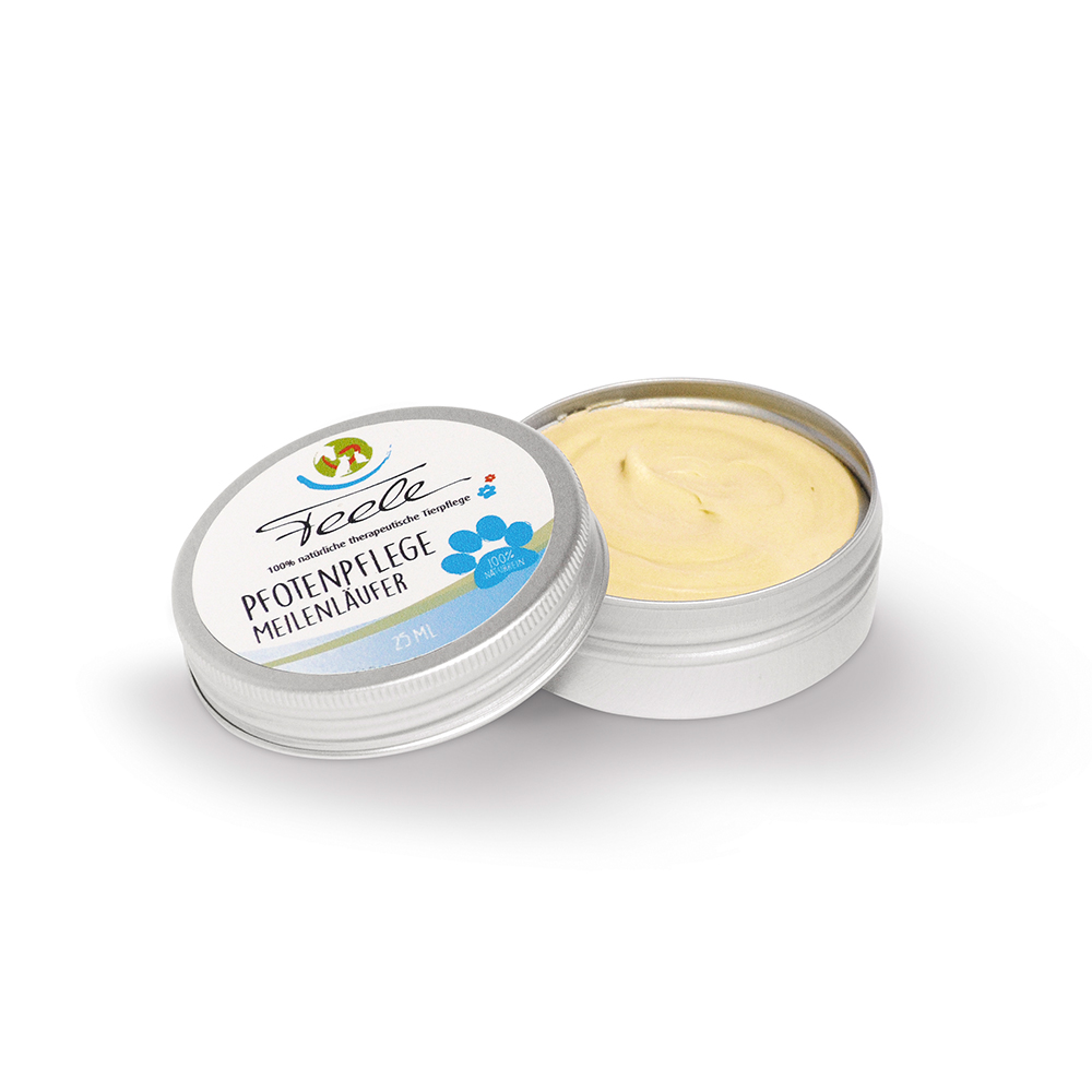 Pfotenpflege, Salbe, Creme, Pflegecreme, Tubenglas