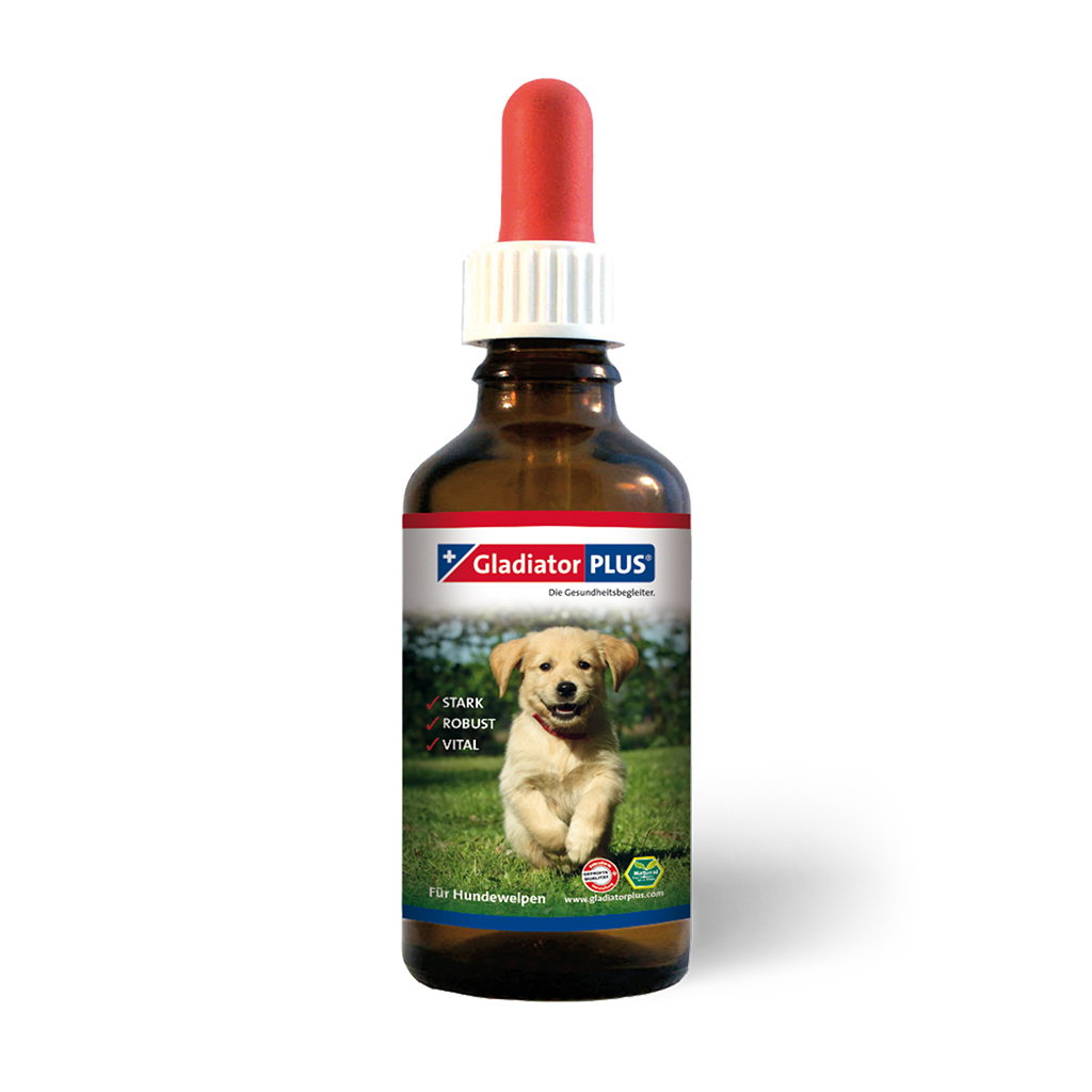 Hundelöser Tropfen, Gladiator Plus, Hundepflege, Fläschchen, Tiergesundheit