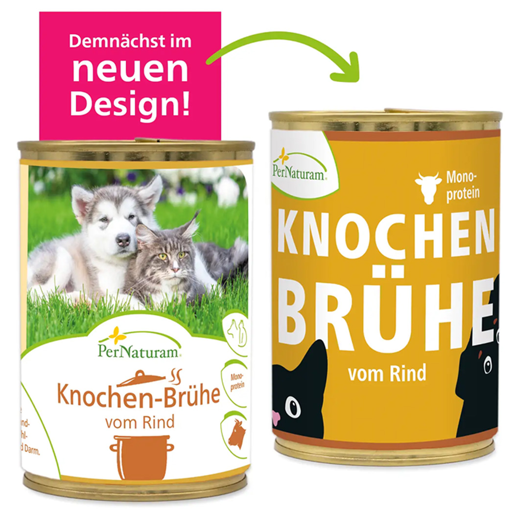 Katzenbrühe, Knochen-Brühe, Rind, Monoprotein, Dosenverpackung