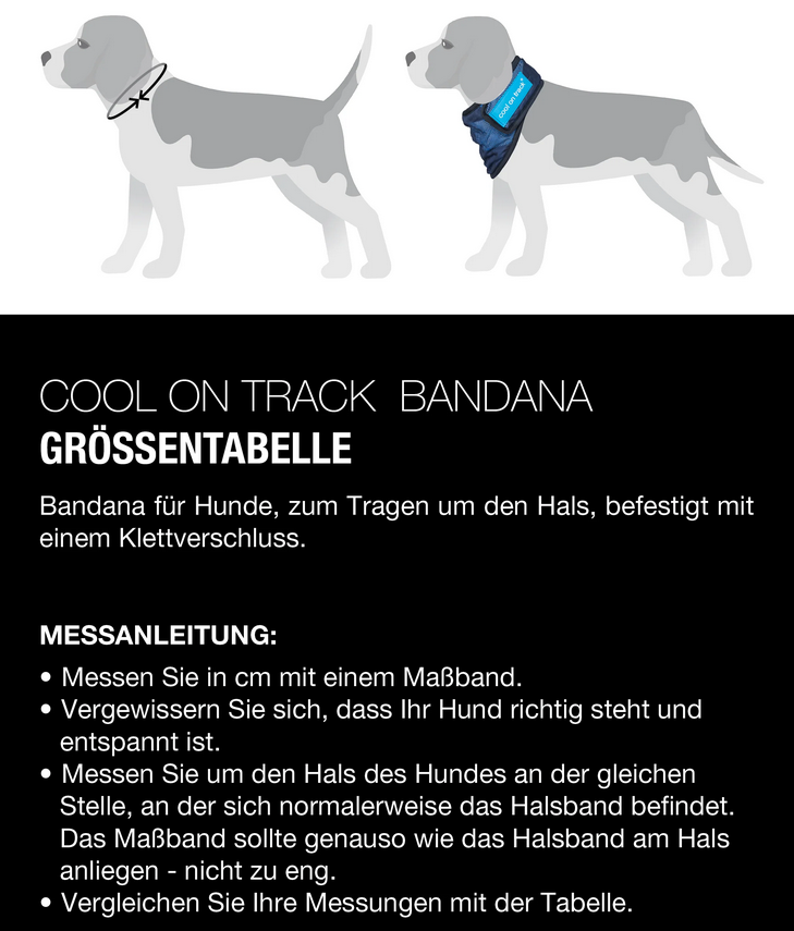 Cool on Track Cooling Bandana L - Halsumfang 45-53cm