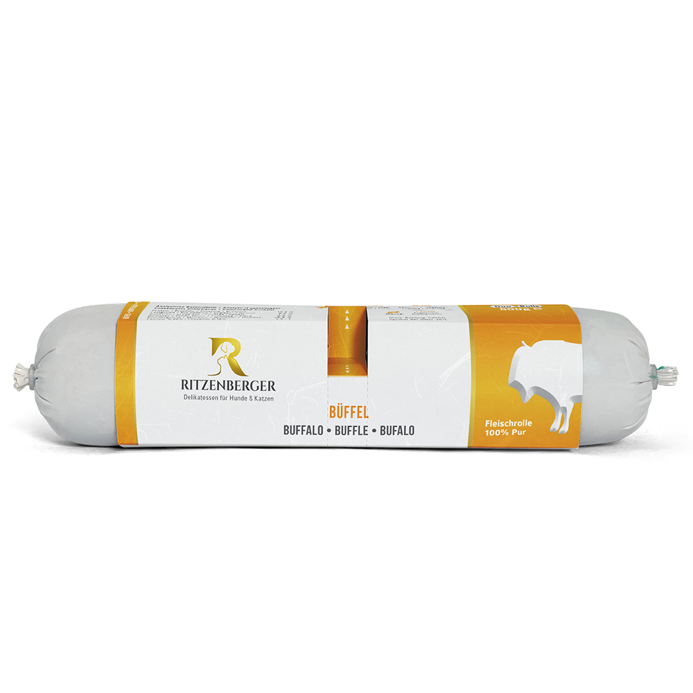 Ritzenberger Büffel Fleisch pur Duo-Rolls 2x400g