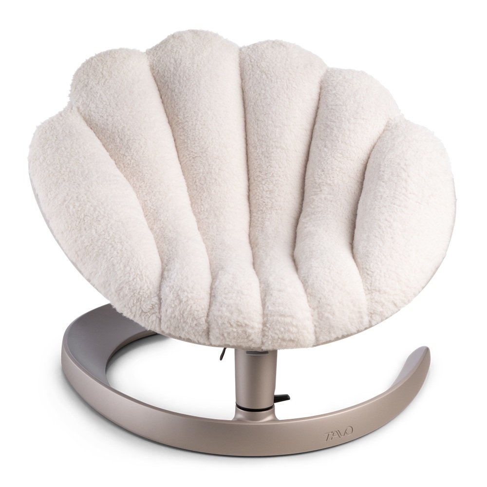 Tavo Shell Schwingendes Haustierbett Latte 66x73cm