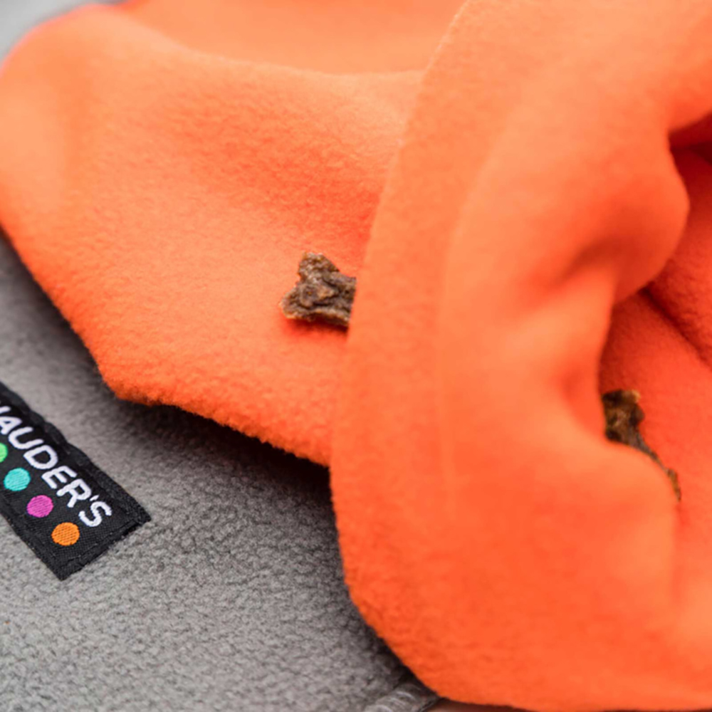 orange fleece, Patch, Stoff, kleiner Fleck, Etikett